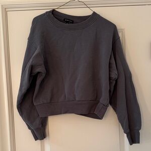 Beyond Yoga Heather Gray Pullover